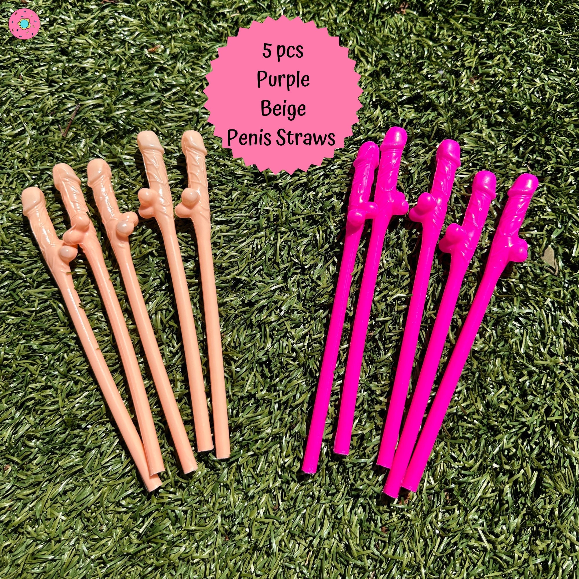 10xBachelorette Party Peniss Straws Naughty Bride Straw For Shower
