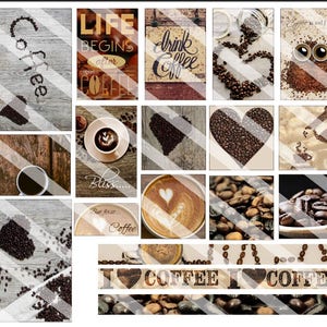 COFFEE Classic Happy Planner Stickers