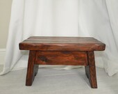 Handmade Solid Wood Foot Stool