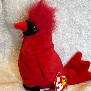 Mac the Cardinal Beanie Baby - Etsy