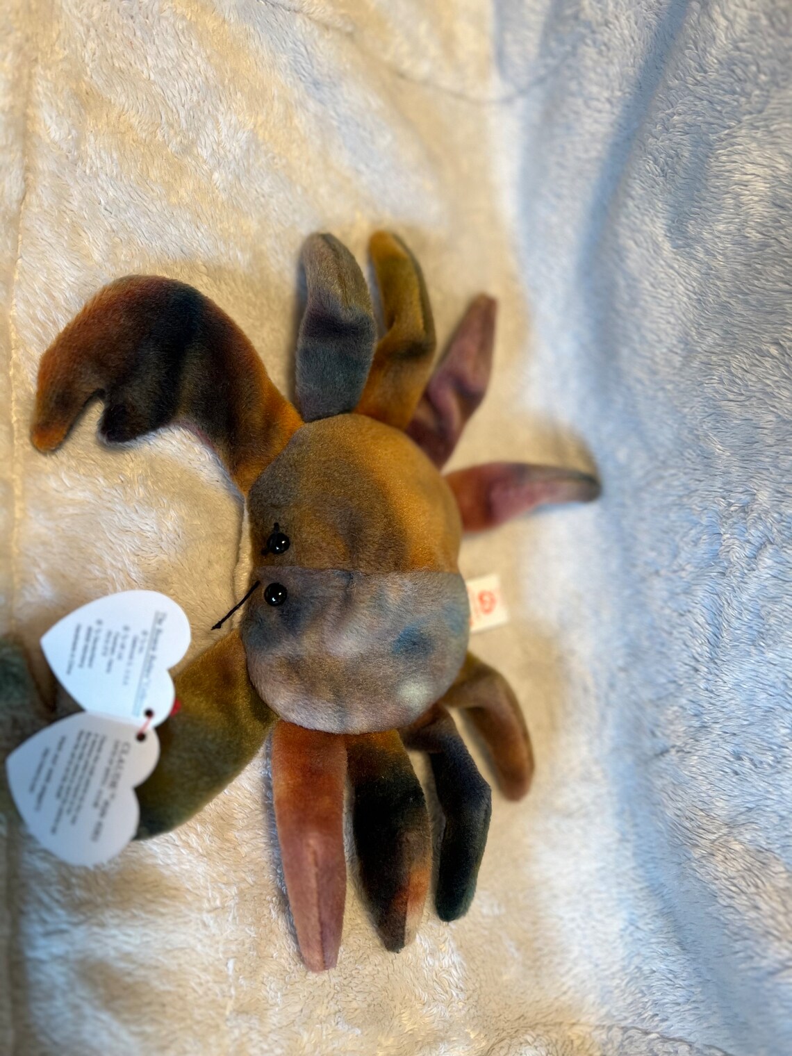 Claude the Crab Beanie Baby Etsy