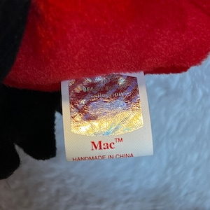 Mac the Cardinal Beanie Baby - Etsy