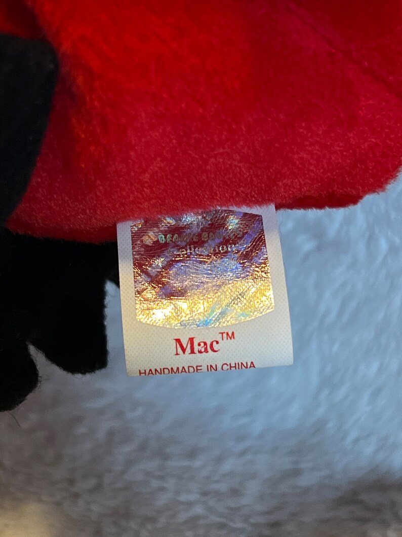 Mac the Cardinal Beanie Baby - Etsy
