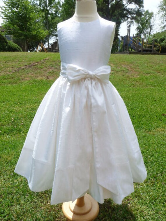 dupioni silk first communion dresses