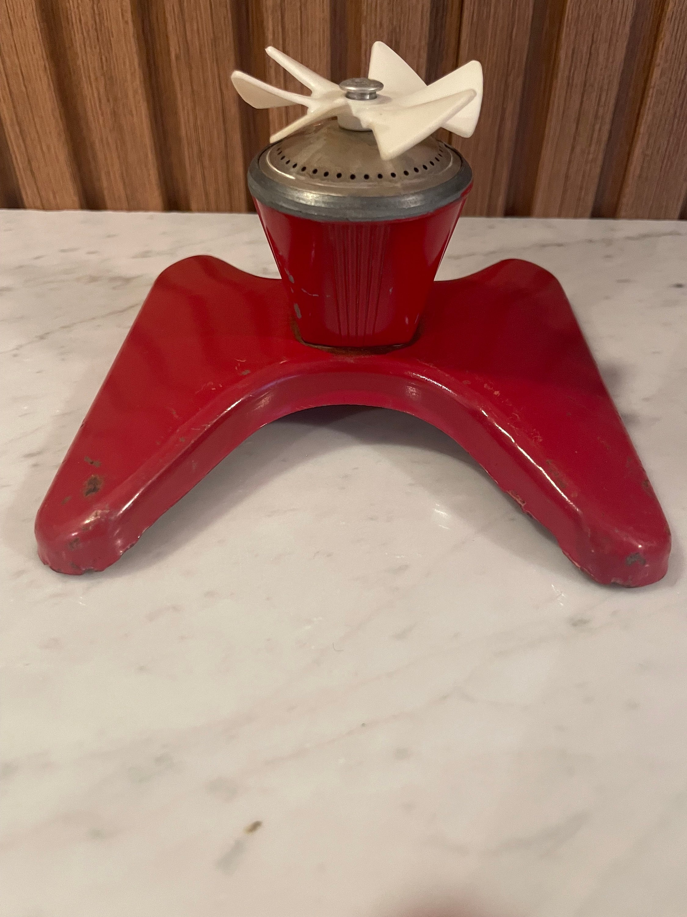 Vintage Mid Century Modern Metal Sprinkler Retro, Atomic, 1960s, Kitsch