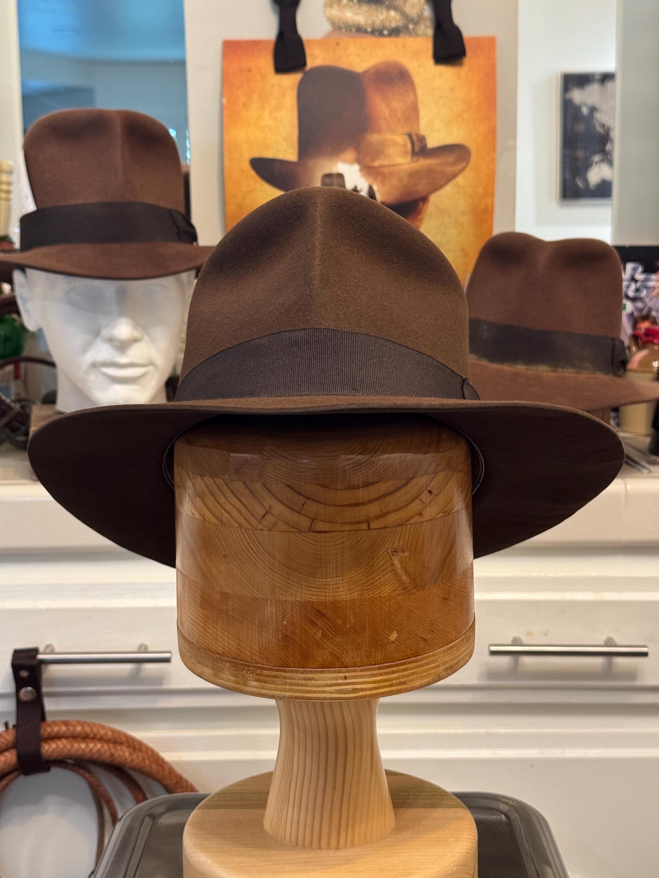 Jazwares Cappello Indiana Jones Per Adulto - Fedora In Feltro Marrone Con Logo Ufficiale