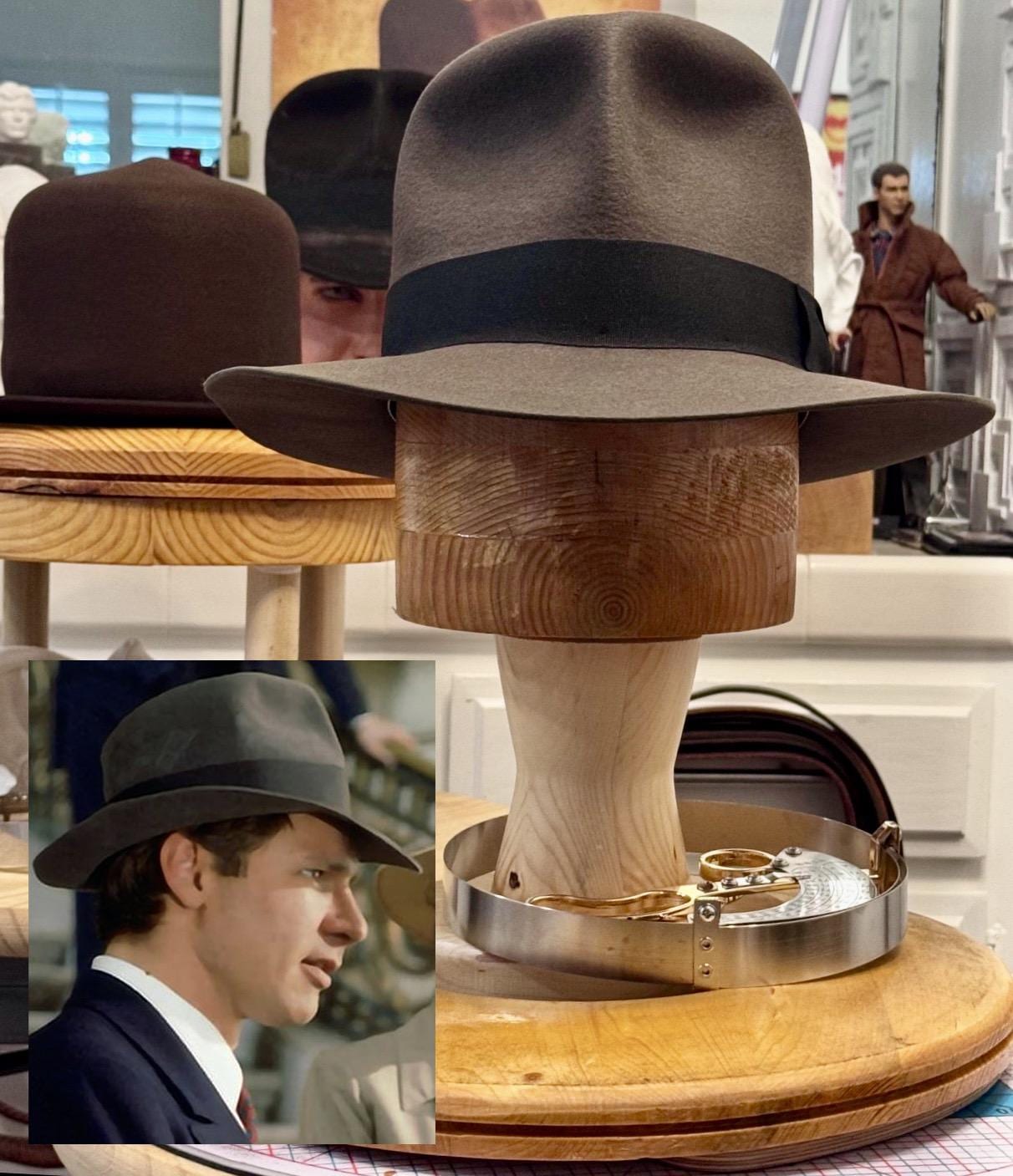 INDIANA JONES 劇中レプリカ ハット INDIANA JONES - “seaplane Gray” by F&G Customs Screen-accurate