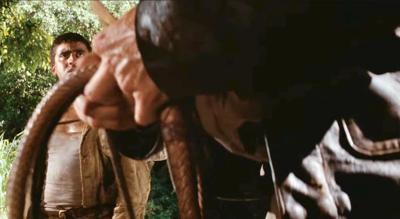 Látigo de canguro INDIANA JONES de F&G Customs - El látigo de canguro incluye un soporte para látigo GRATIS. imagen 3
