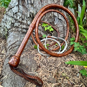 Látigo de canguro INDIANA JONES de F&G Customs - El látigo de canguro incluye un soporte para látigo GRATIS. imagen 13