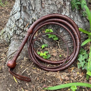 Látigo de canguro INDIANA JONES de F&G Customs - El látigo de canguro incluye un soporte para látigo GRATIS. imagen 15