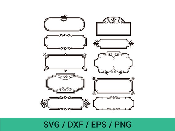 Download Frame Svg File Cricut Explore And More Cut Or Print T Shirt Etsy SVG, PNG, EPS, DXF File