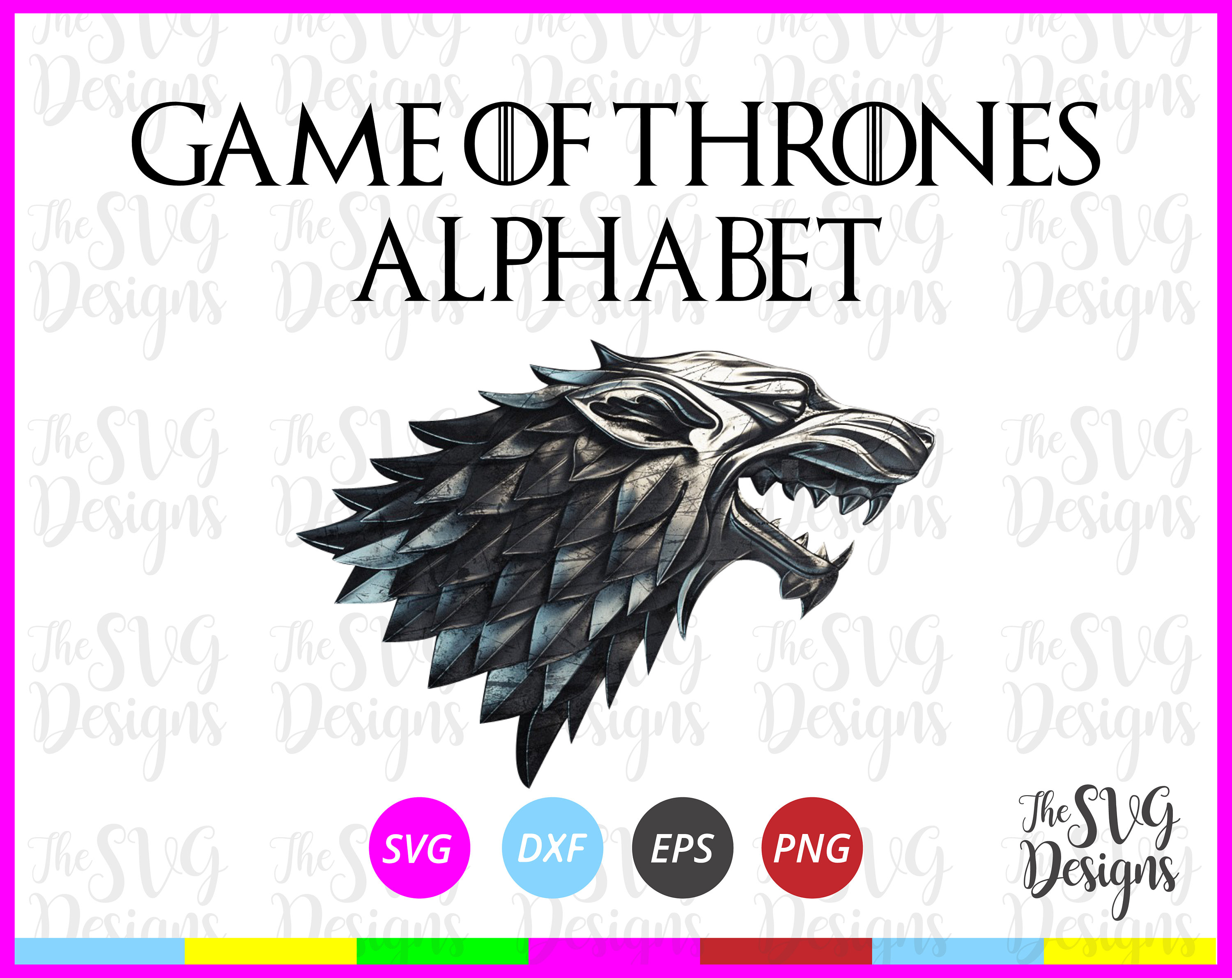 words in game of thrones font