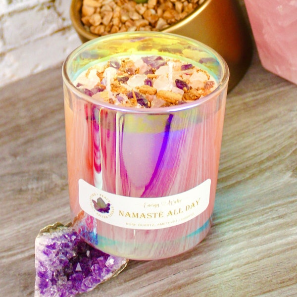 Crystal Candle Etsy