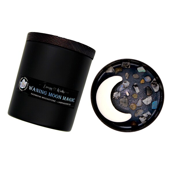 Candles With Crystals Inside Etsy