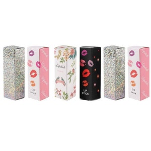 Lip balm tube packaging box, lipstick box, essential oil box