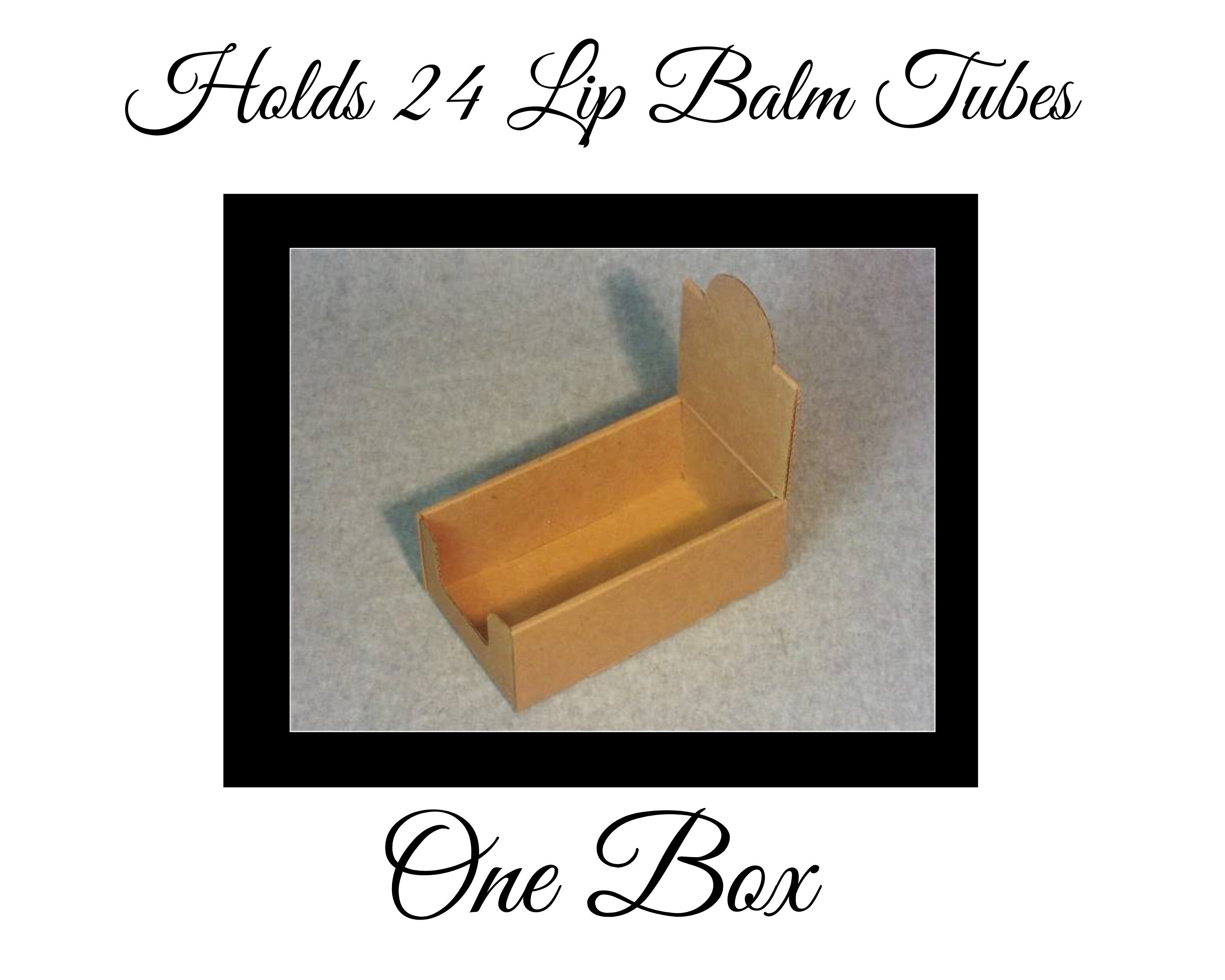 One Lip Balm Display Box That Holds 24 Tubes Available in Etsy