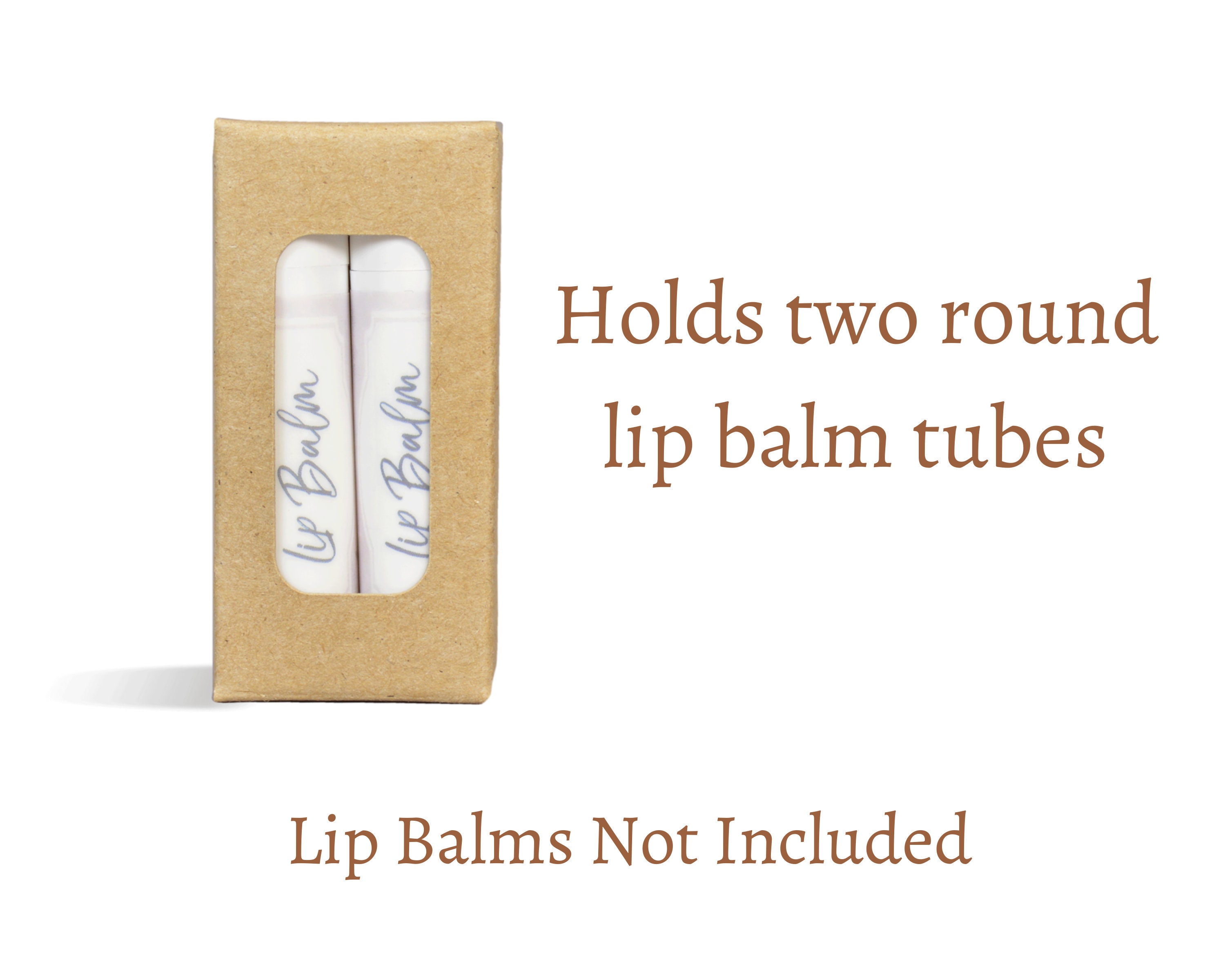 Lip Balm Tube Box Packaging for Lip Balms Etsy