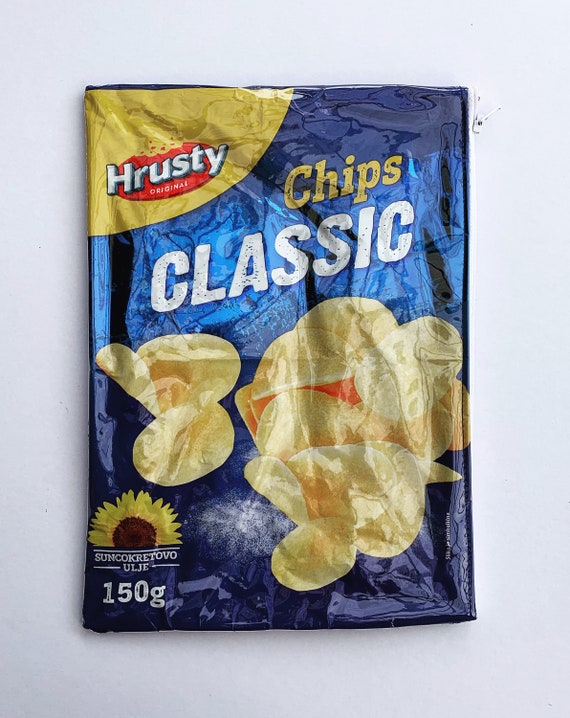 Lays Potato Chips Classic Repurposed Zipper Bag