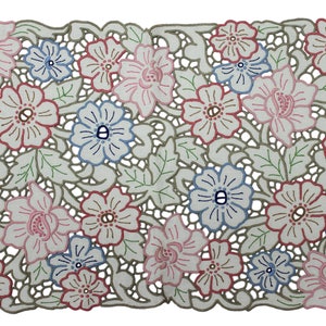 Madeira Embroidered Napperon, Linen