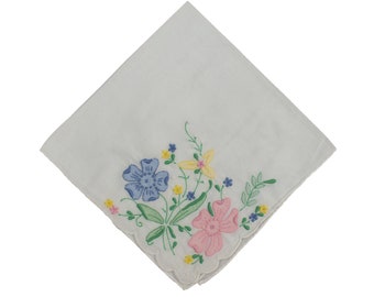 Fazzoletto donna ricamato di Madeira