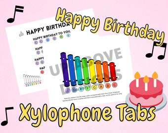 Happy Birthday Xylophone Tabs