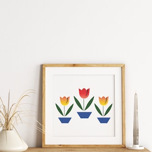 Feuerkönig Tulip Print