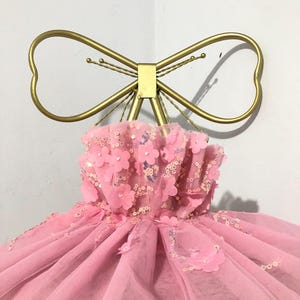 Floral Pink tulle for wedding cat dog bridesmaid