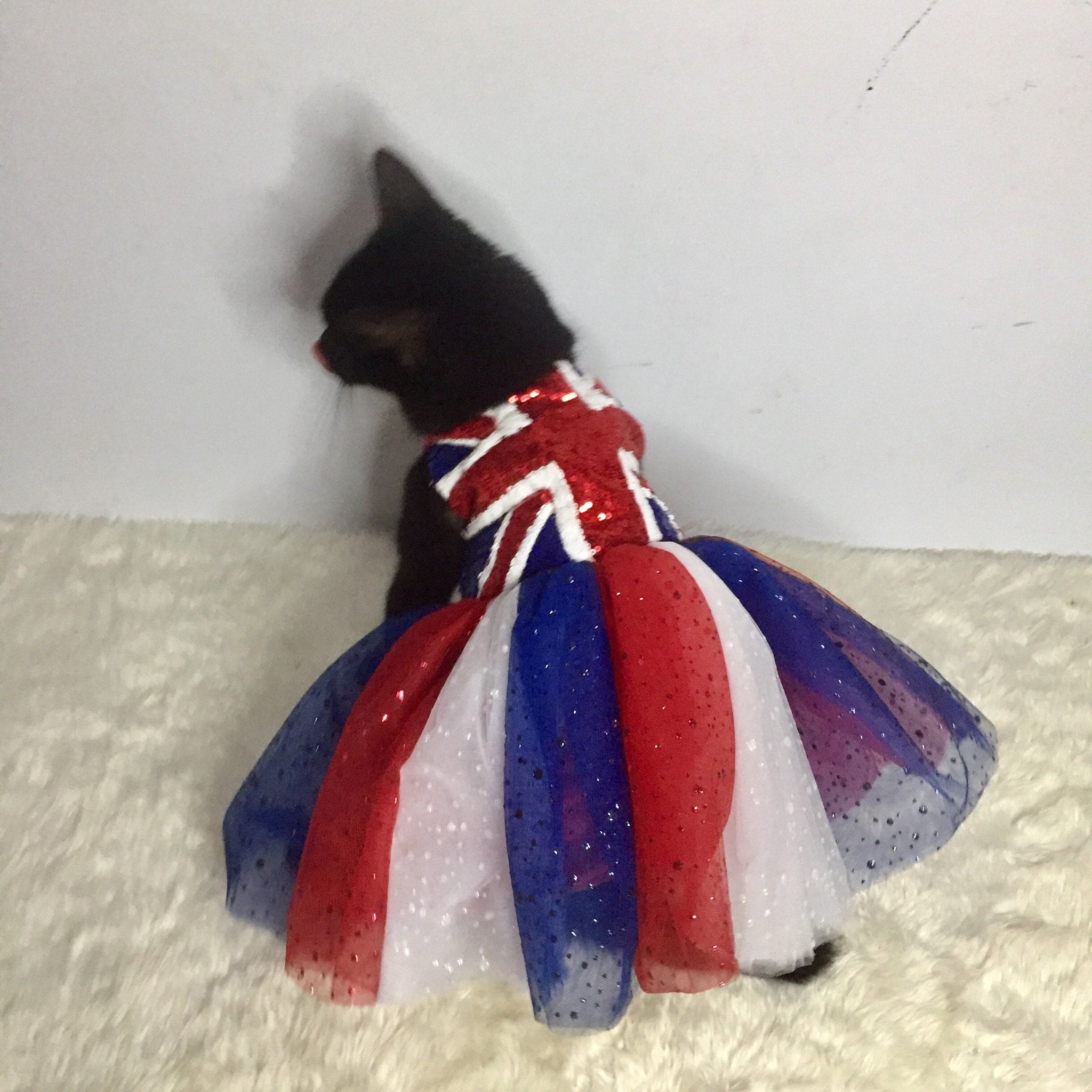 cat and jack red white and blue dress Sz XS Cat & Jack Red, White & Blue Striped