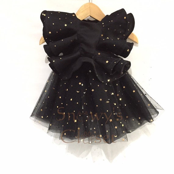 black gold star dress DVF main image 0