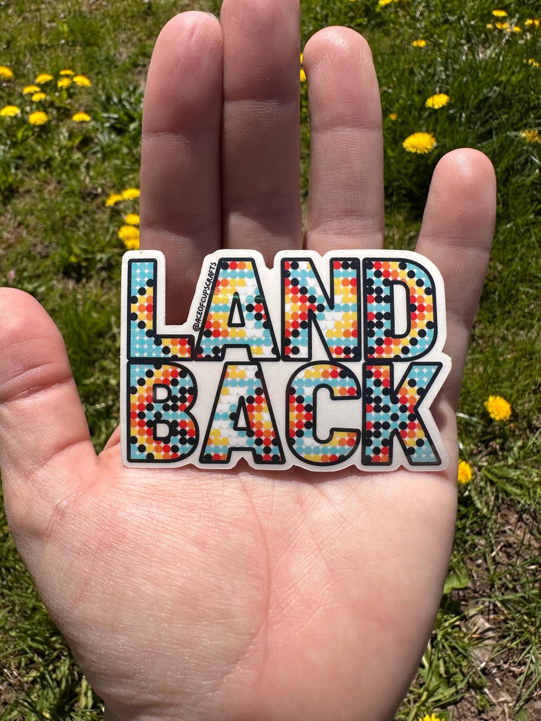 Indigenous Land Back Sticker – Vinyl Sticker, Waterproof, Dishwasher ...