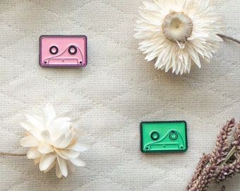 Cassette Tape Loop Soft Enamel Pin