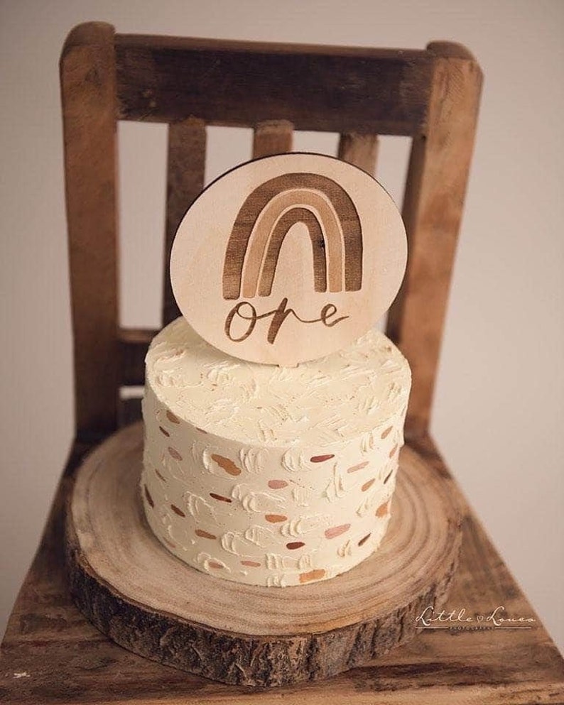 Boho Rainbow Birthday Topper / Cake Smash Topper / Boho Cake - Etsy ...