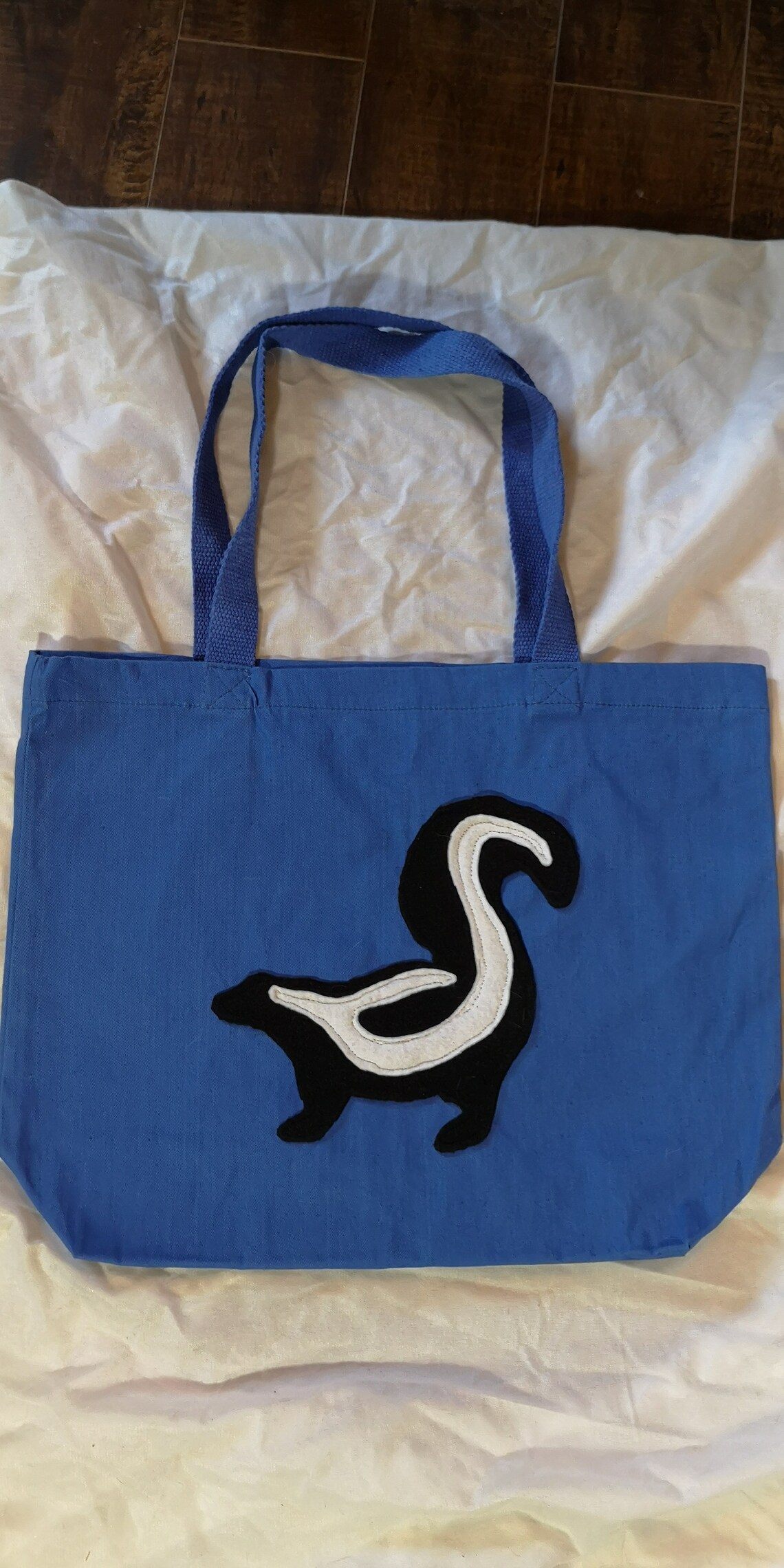 Reusable Skunk tote bag Etsy