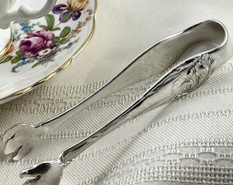 Choice Antique Silverplate Sugar Tongs Peerless Leader Flower de Luce Rex Meadowbrook Heather Pick Your Pattern