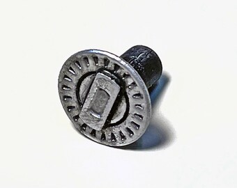 Decorative Low Profile Kill key for 2.1 mm recharge port Painted Aluminum