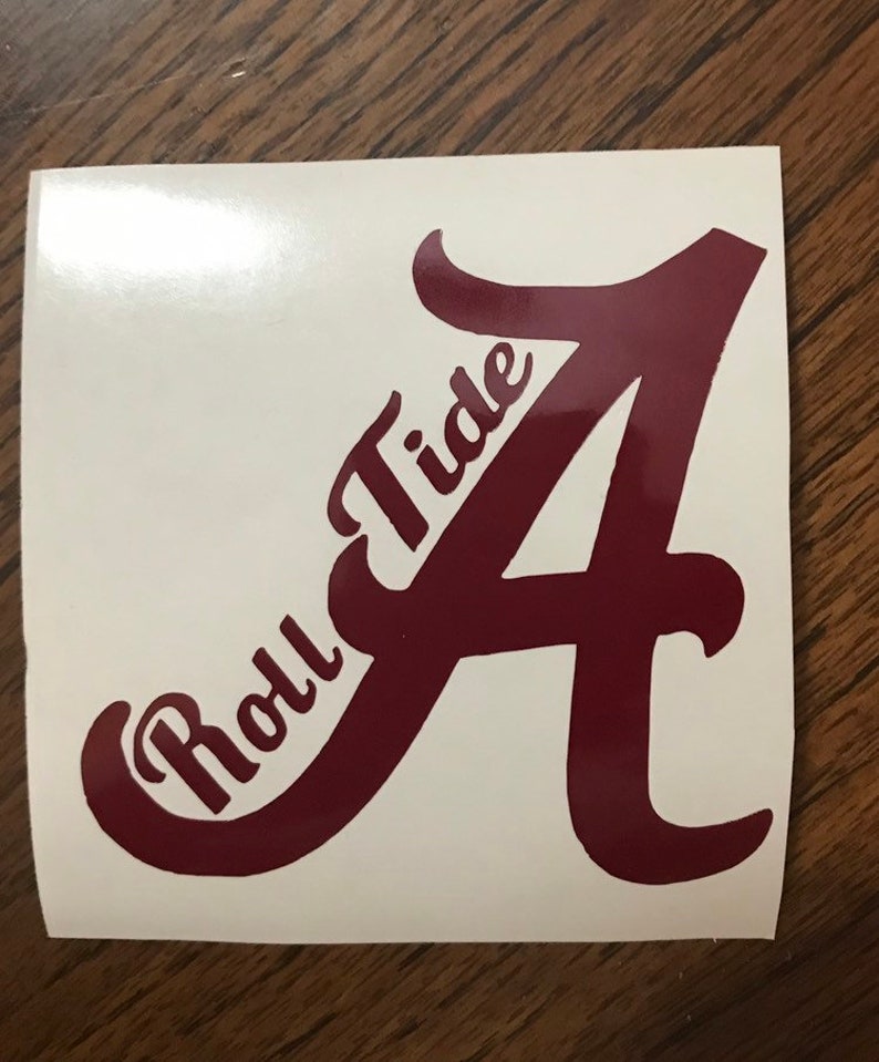 Alabama vinyl car decal Etsy