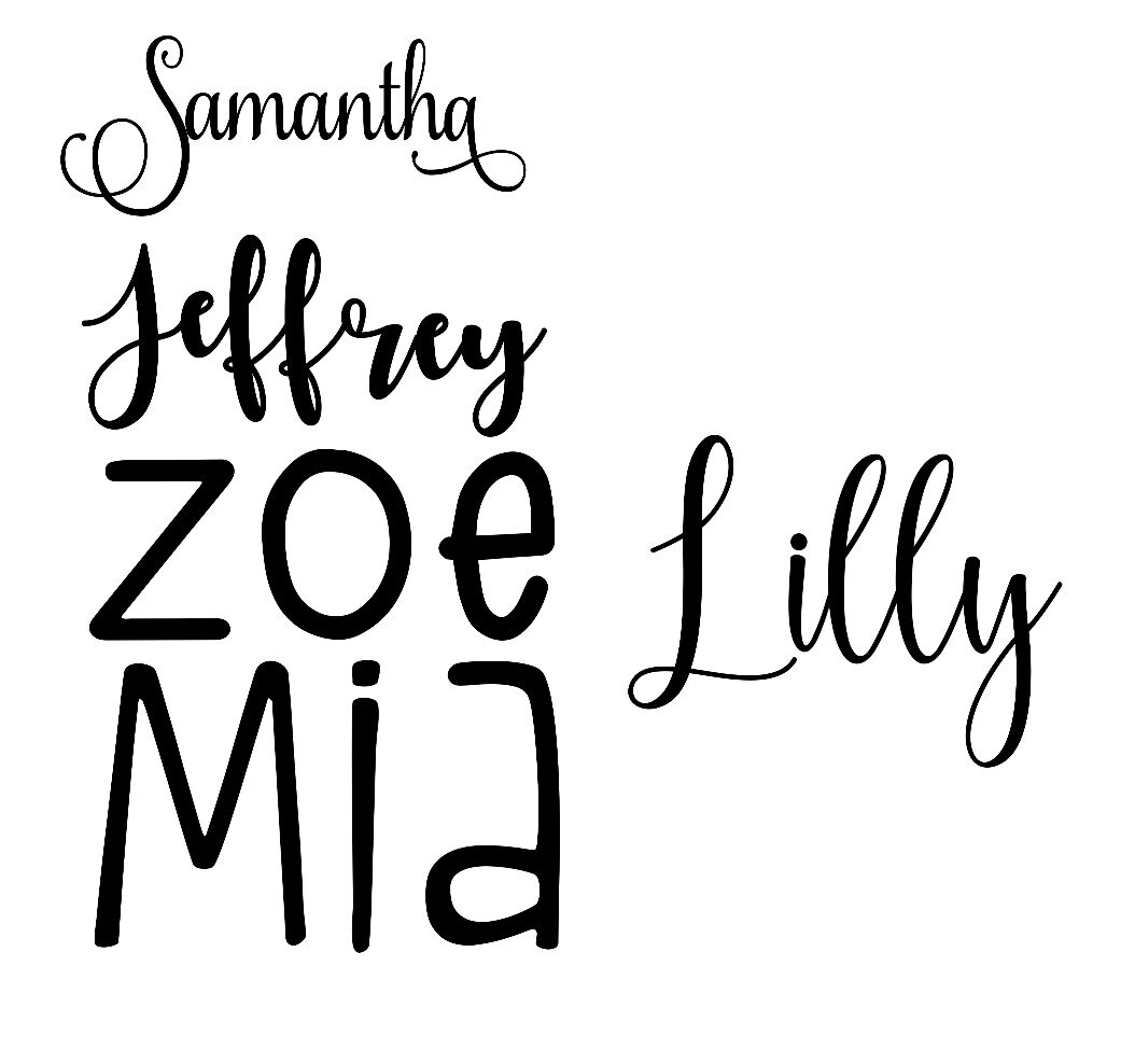 Personalized Name Wall Art Name Design for Wall Nursery Name Etsy Ireland