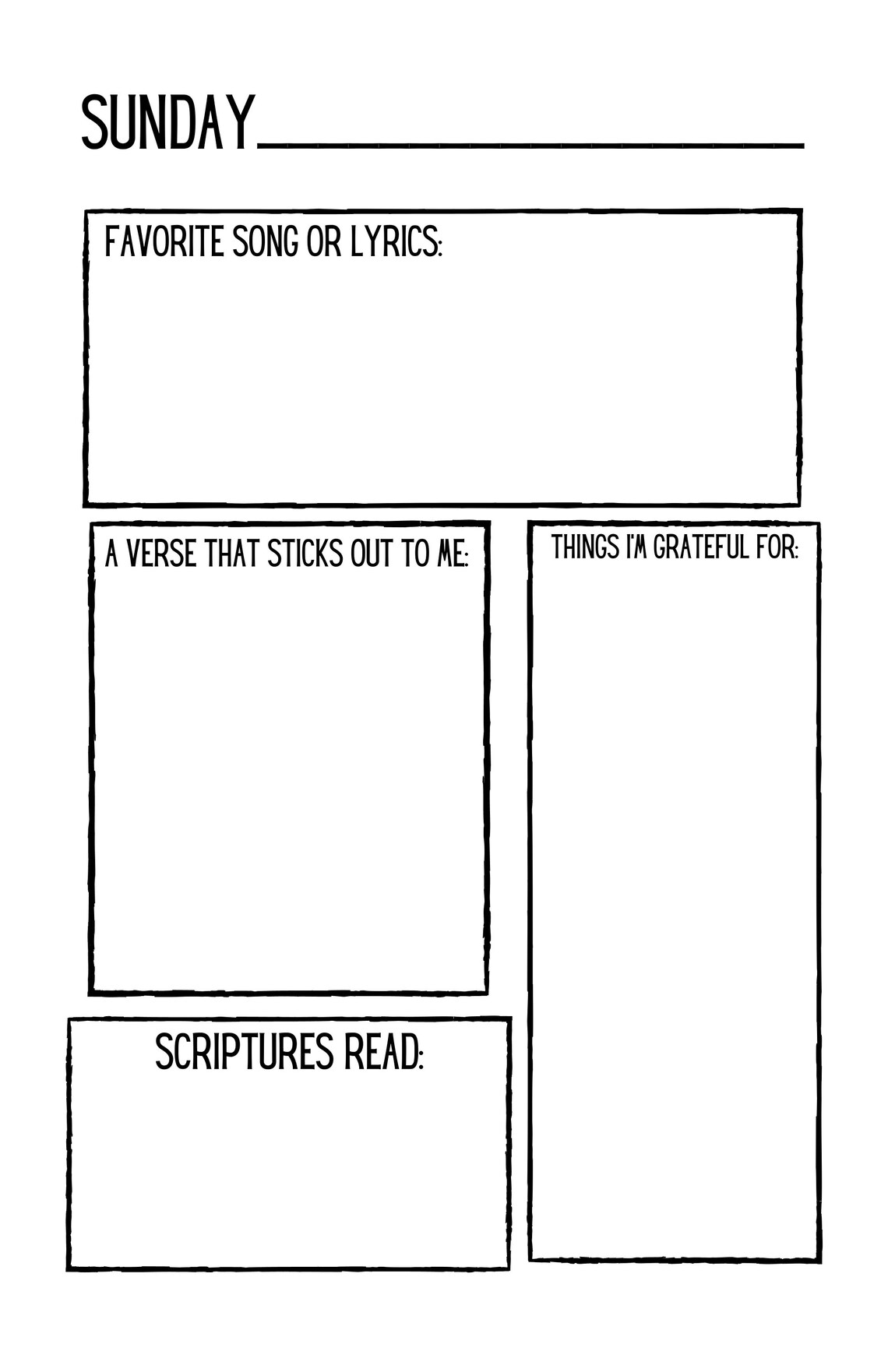 Church Journal for Upper Elementary &amp; Youth // Printable | Etsy