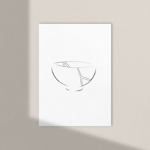 Kintsugi Wall Art / 5&quot;x7&quot; / Just Add Gold / Digital Download / Hand-Drawn / Create Your Own Kintsugi Wall Art / Kintsugi Art Print