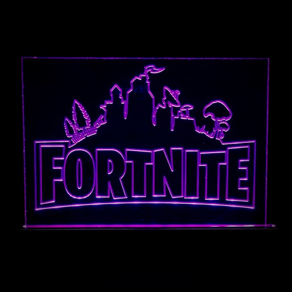 Edge Lit Fortnite signe  Etsy