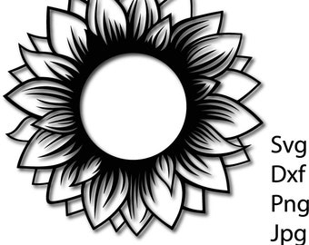 Download Free Svg Sunflower Bundle Distressed Flower File For ...