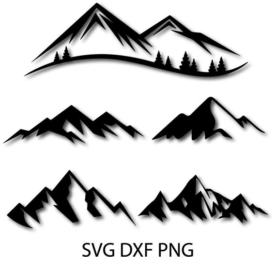 Free Free Mountain Outline Svg 946 SVG PNG EPS DXF File