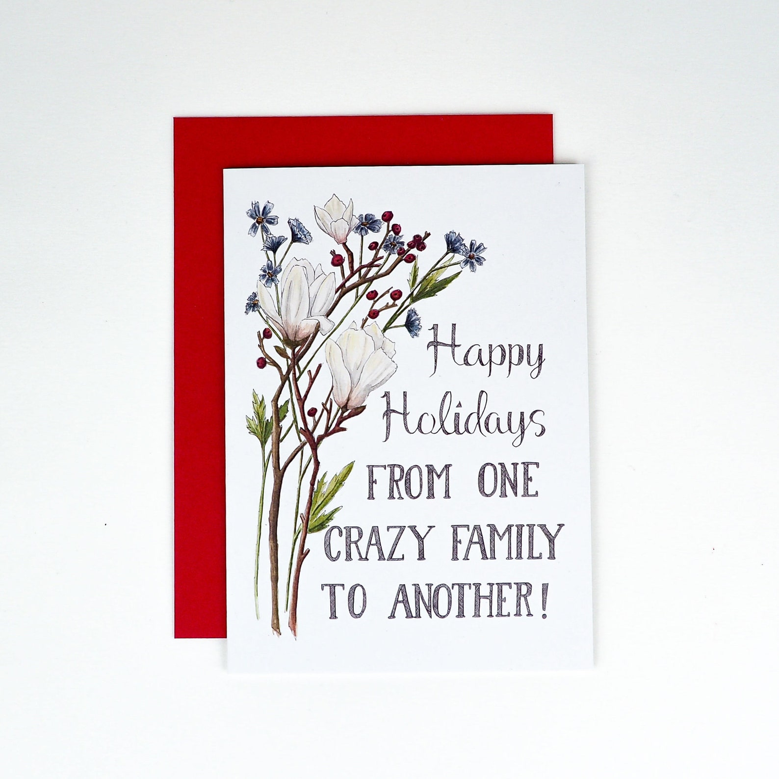 Funny Holiday Card Funny Christmas Card Funny Family Card | Etsy