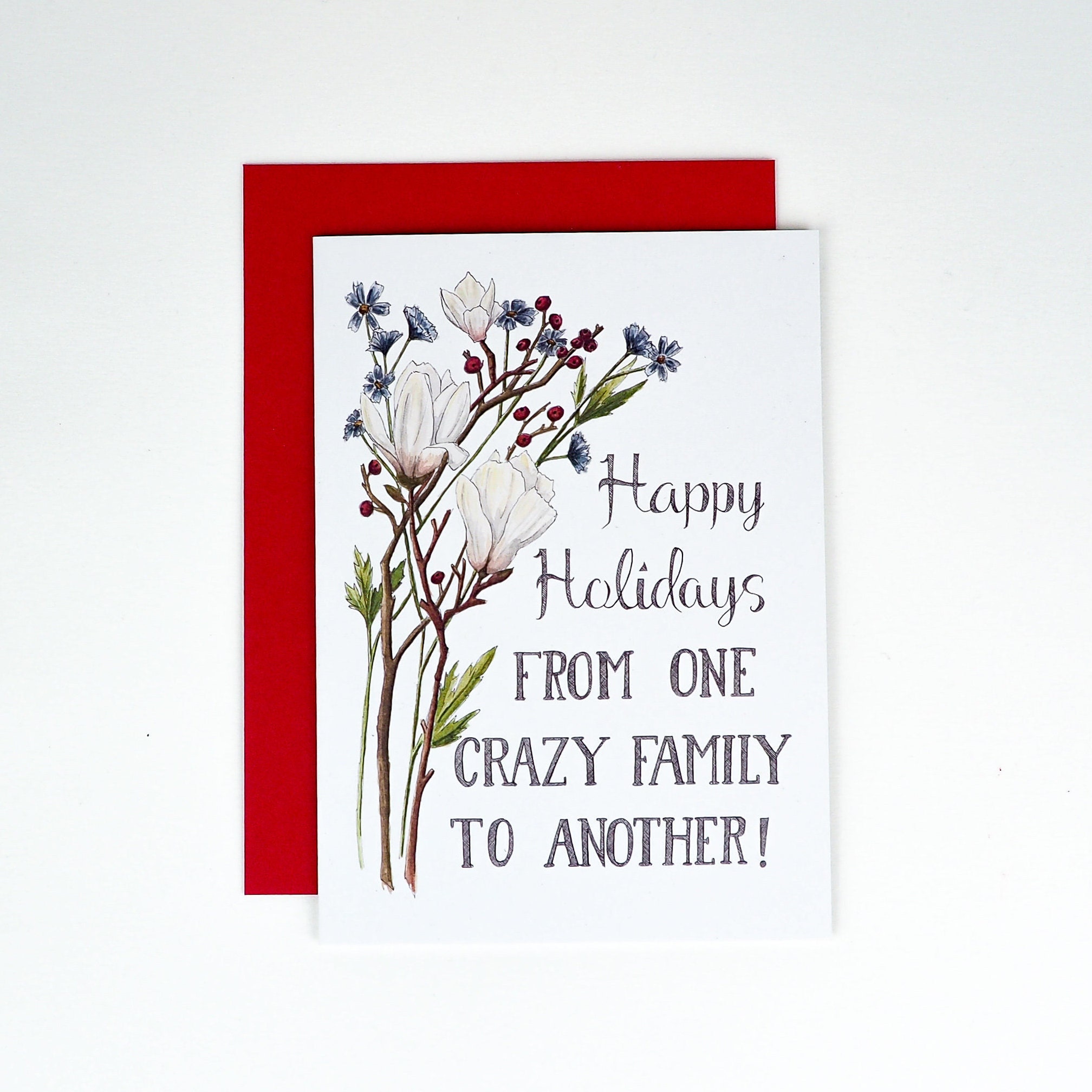 Funny Holiday Card Funny Christmas Card Funny Family Card | Etsy