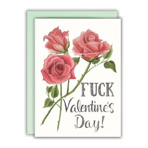 Anti Carte Saint Valentin Carte Saint Valentin Cartes Rupture - Fuck Saint Valentin