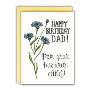 Papa Karte Alles Gute zum Geburtstag Karte Papa Lustige Geburtstagskarte für Papa - alles Gute zum Geburtstag Papa von Ihrem Lieblingskind