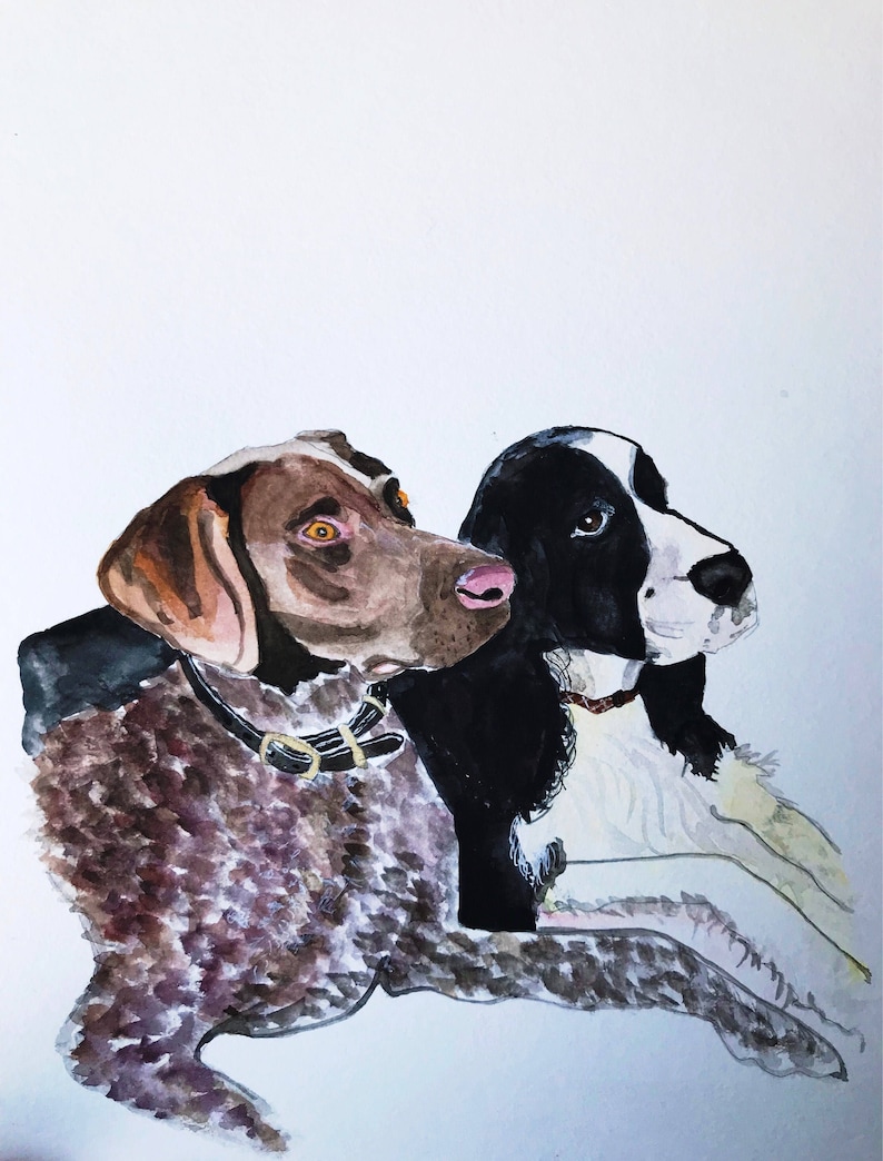 custom watercolor pet portrait Watercolor pet portrait pet portrait watercolor pet painting pet painting custom watercolor pet painting