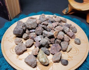 1/2lb Ruby Pieces Chunks Bulk Rough Mine Partial Hexagonal Crystal Raw Crystal Stone of Abundance South India Wire Wrapping Ston