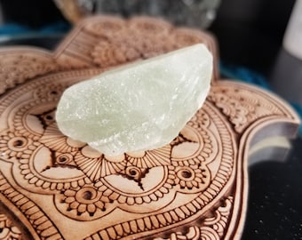 Green Calcite Raw Crystal Point Healing Crystal Meditation Crystal