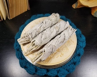 5" White Sage Bundle Smudge Stick Incense Burning Bundle Cleansing Home Cleanse